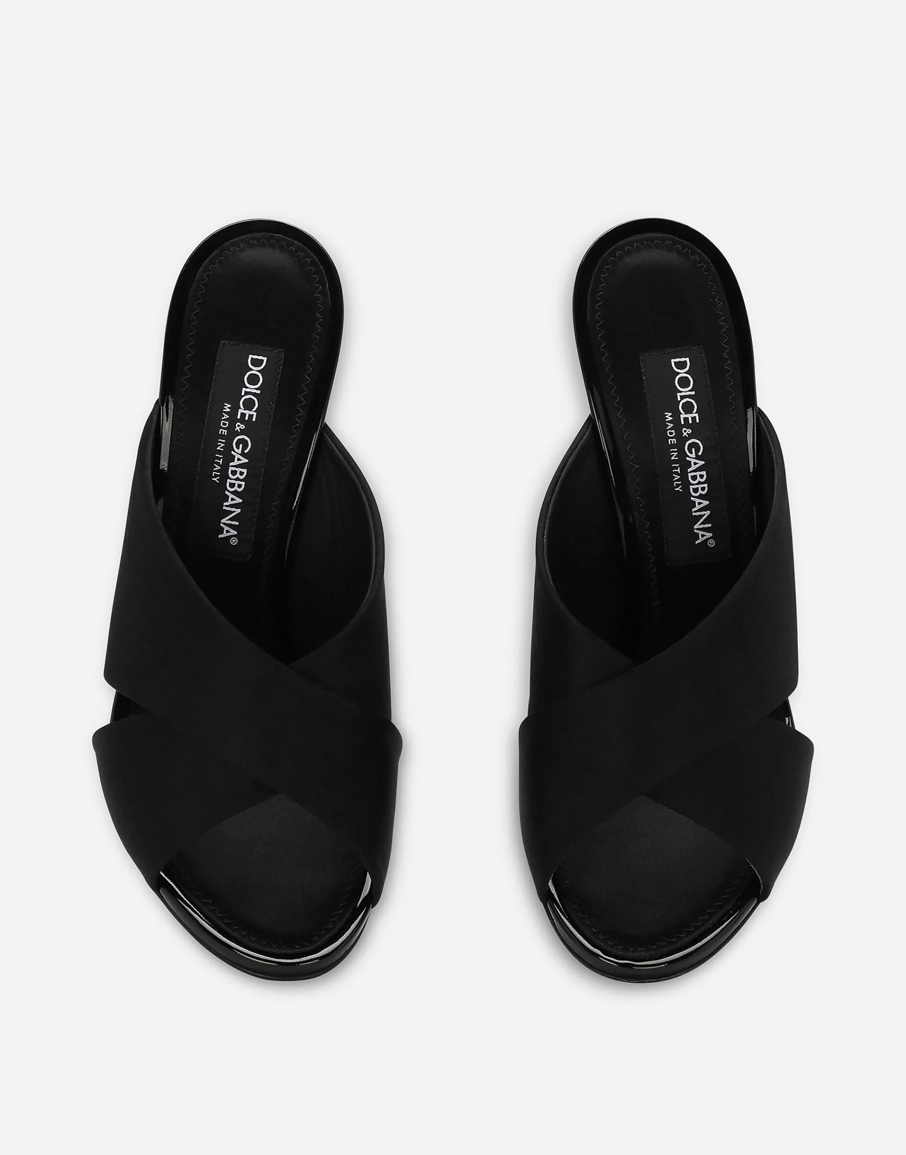 Satin mules