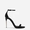 Satin sandals