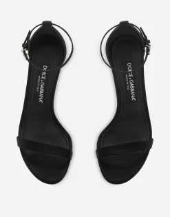 Satin sandals