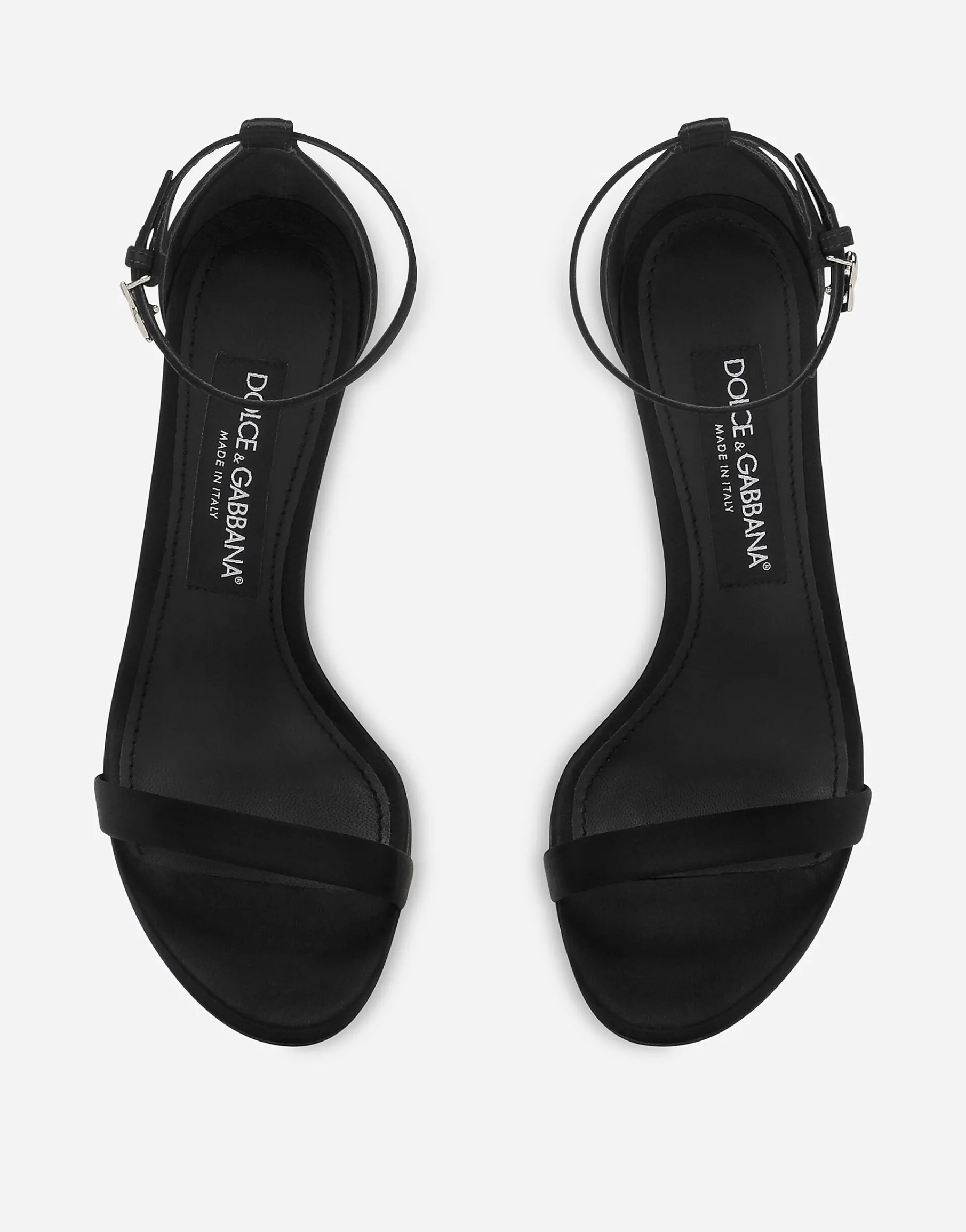 Satin sandals