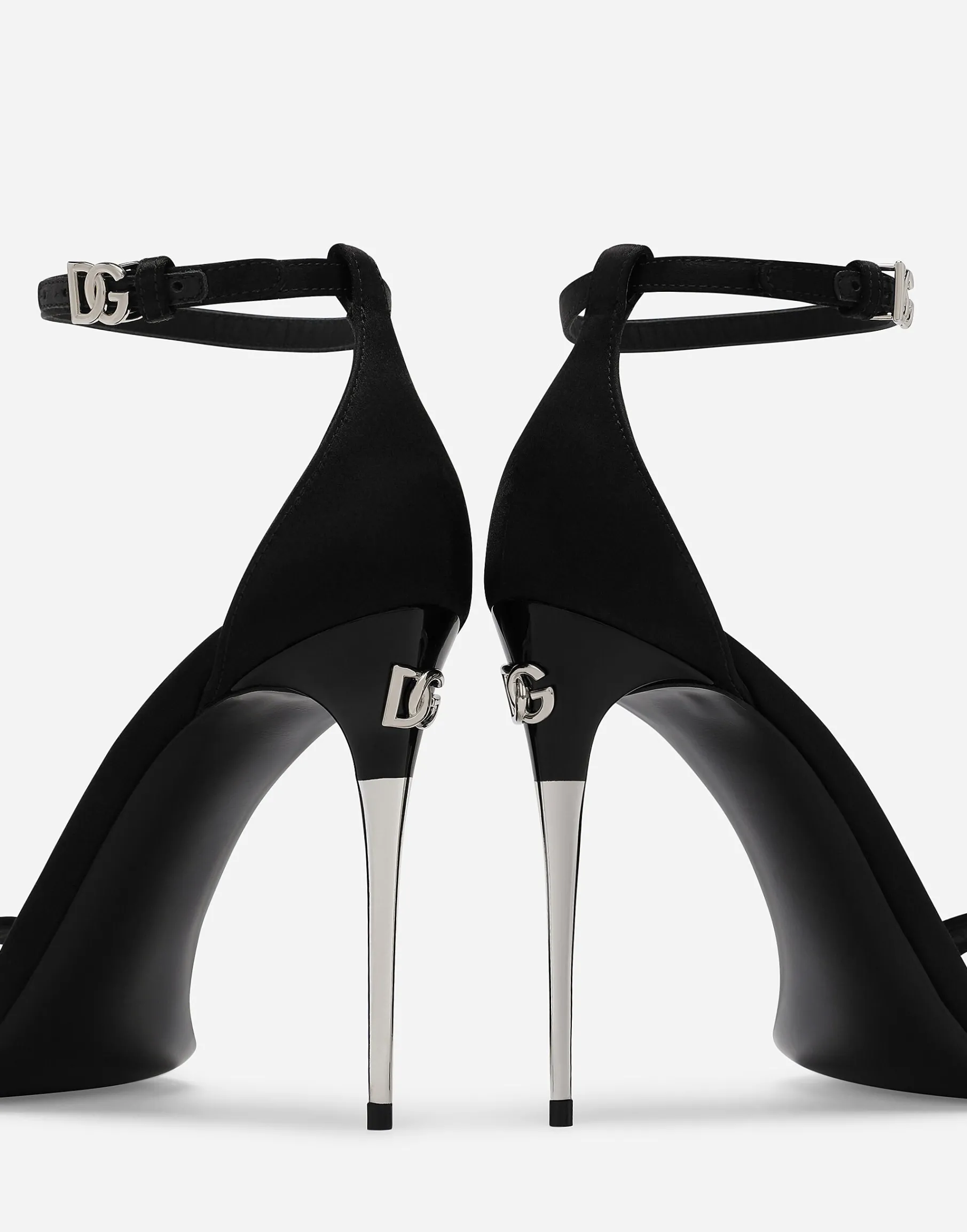 Satin sandals