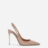 Satin slingbacks