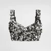 Sequined bralette top