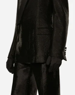 Sequined double-breasted Sicilia-fit tuxedo jacket