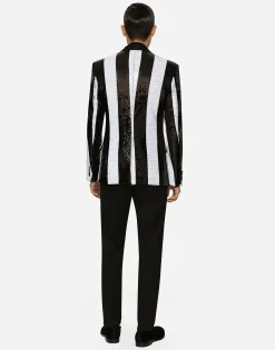 Sequined Sicilia-fit jacket