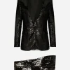 Sequined single-breasted Sicilia-fit tuxedo suit