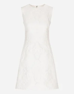 Short brocade dress