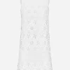 Short cotton dress with cut-out detailing