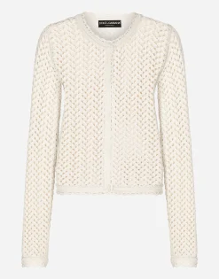 Short crochet jacket
