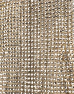 Short dress with all-over rhinestone embellishment on tulle