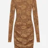 Short floral lace dress