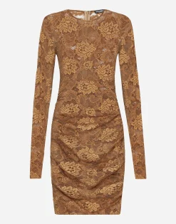 Short floral lace dress