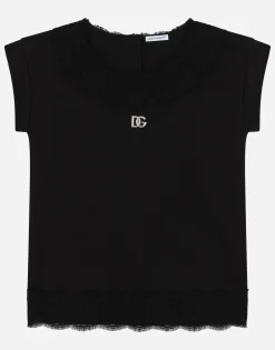 Short interlock dress with DG logo