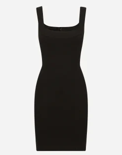 Short jersey sheath dress