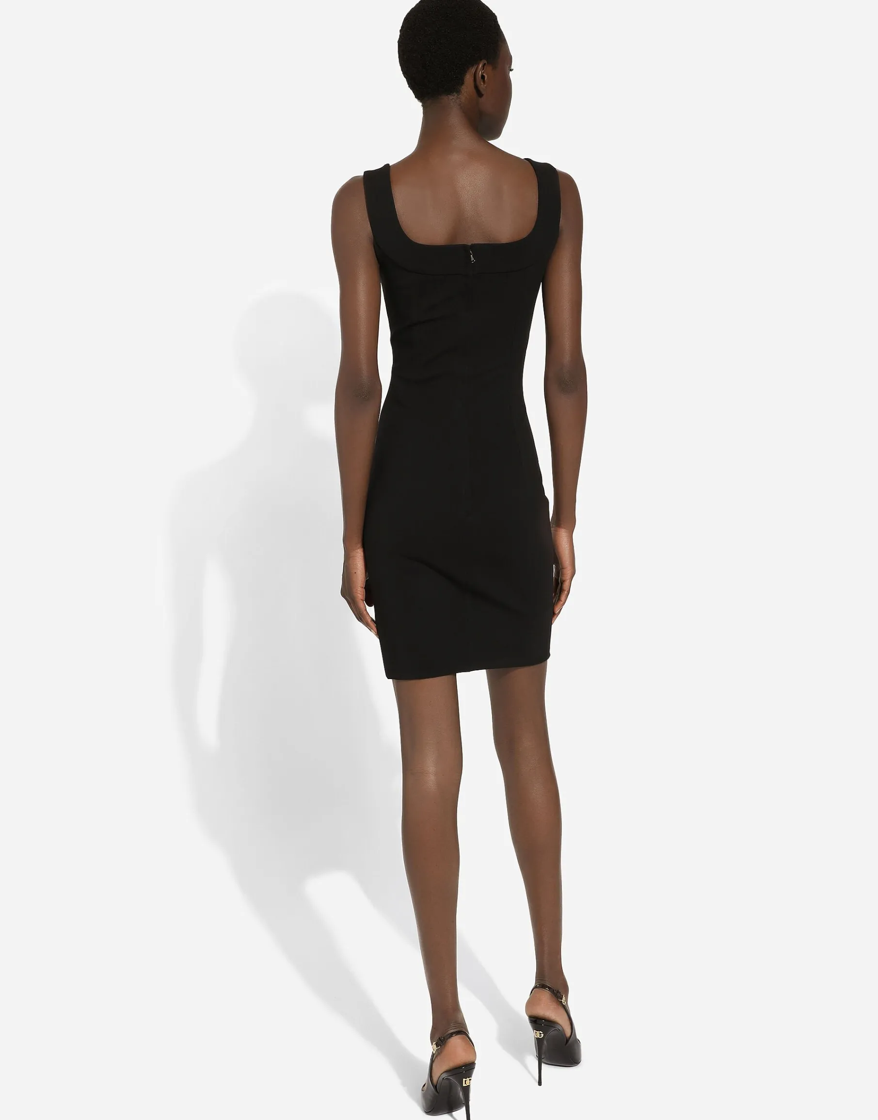 Short jersey sheath dress