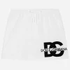 Short jersey skirt with DG logo