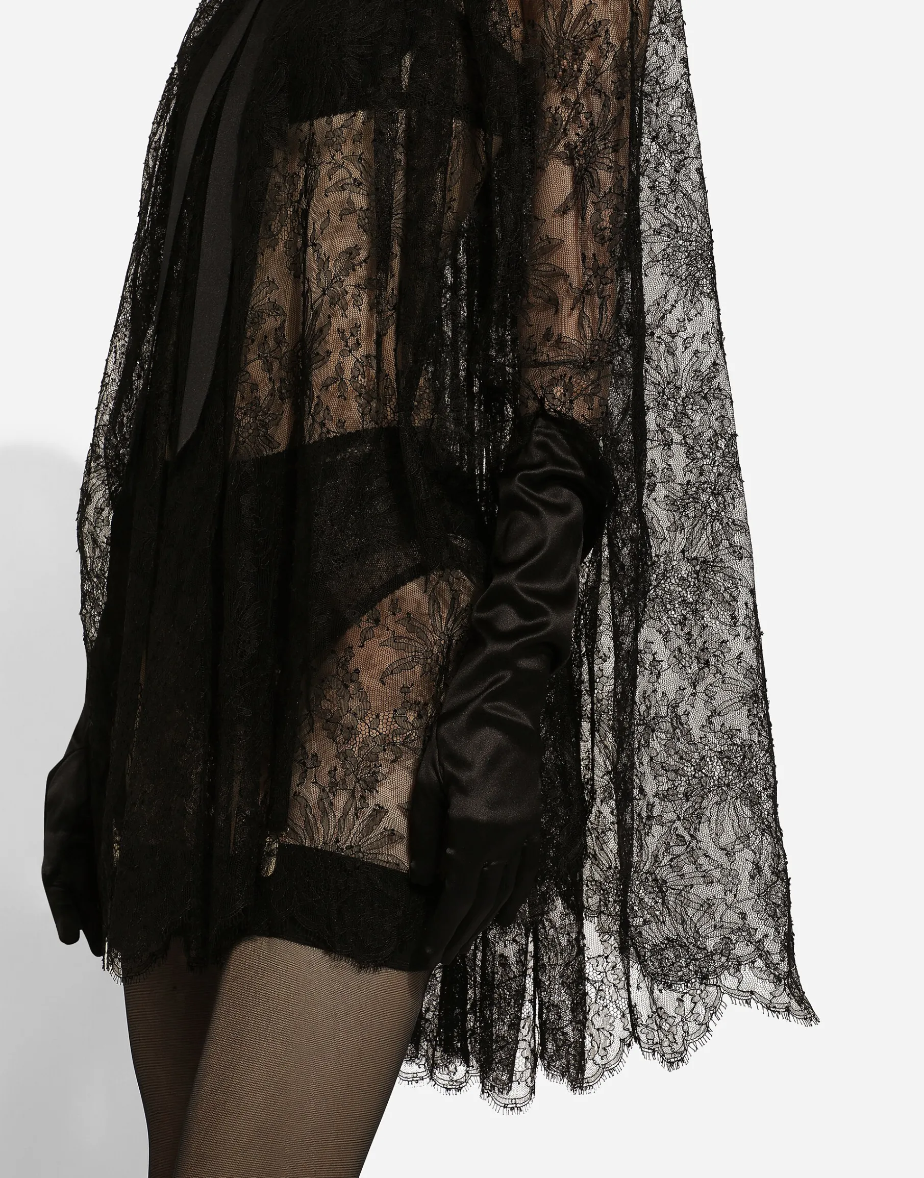 Short lace corset dress