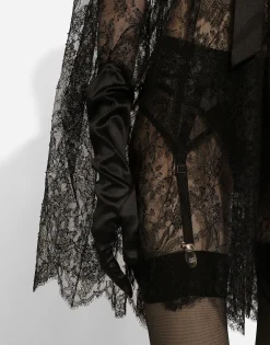 Short lace corset dress