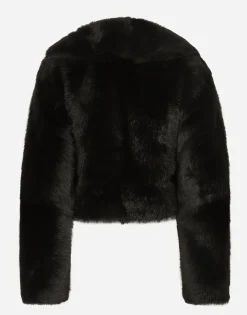 Short lambskin jacket with belt