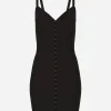 Short light technical jersey dress