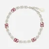 Short necklace with DG multi-logo