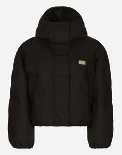 Short nylon jacket