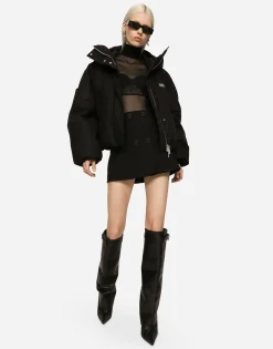 Short nylon jacket