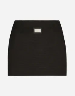 Short Ottoman skirt with Dolce&Gabbana tag