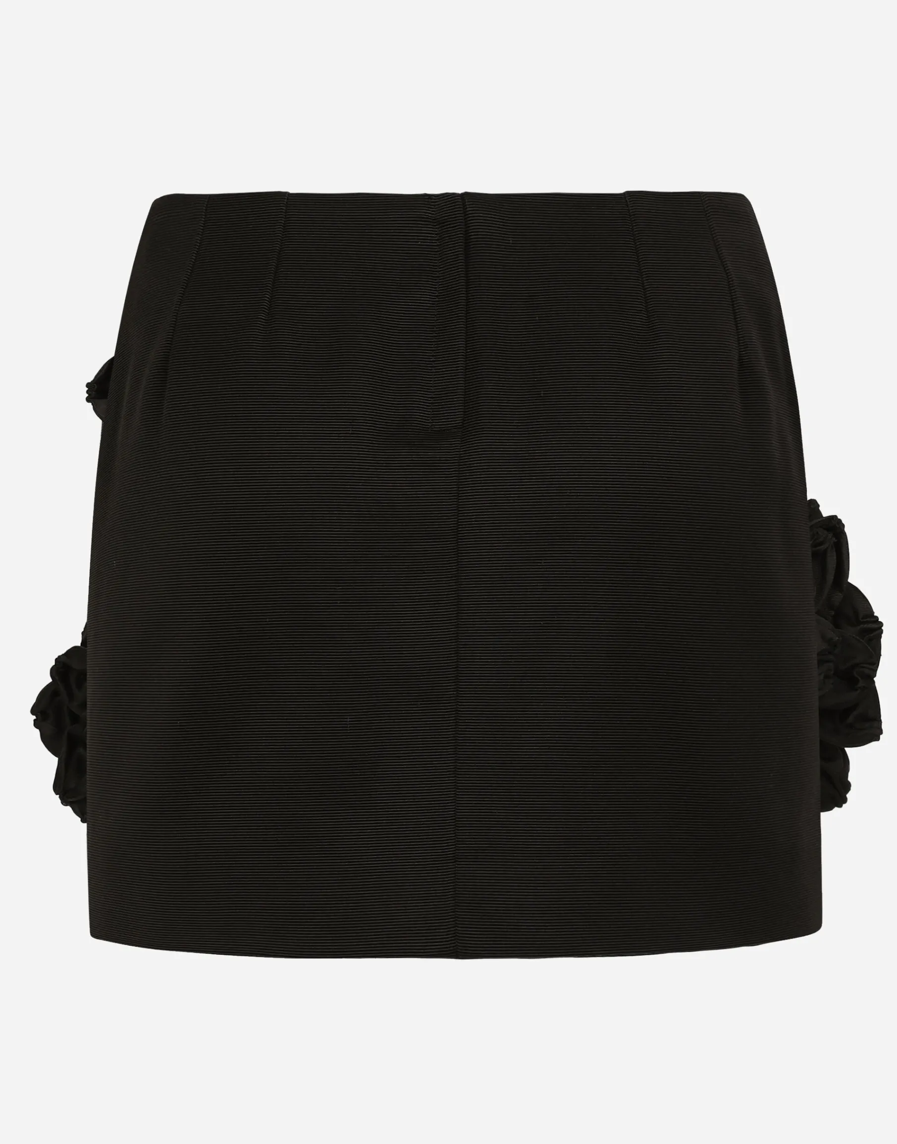 Short Ottoman skirt with floral appliqué