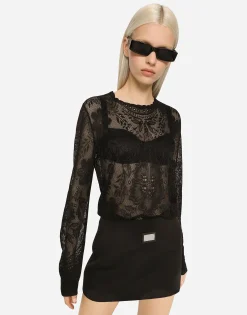 Short Ottoman skirt with Dolce&Gabbana tag