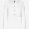 Short quilted jacquard jacket with DG logo