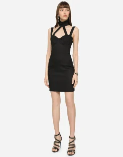 Short sable dress
