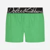 Short swim trunks with Dolce&Gabbana logo