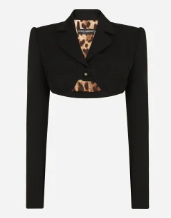 Short woolen jacket