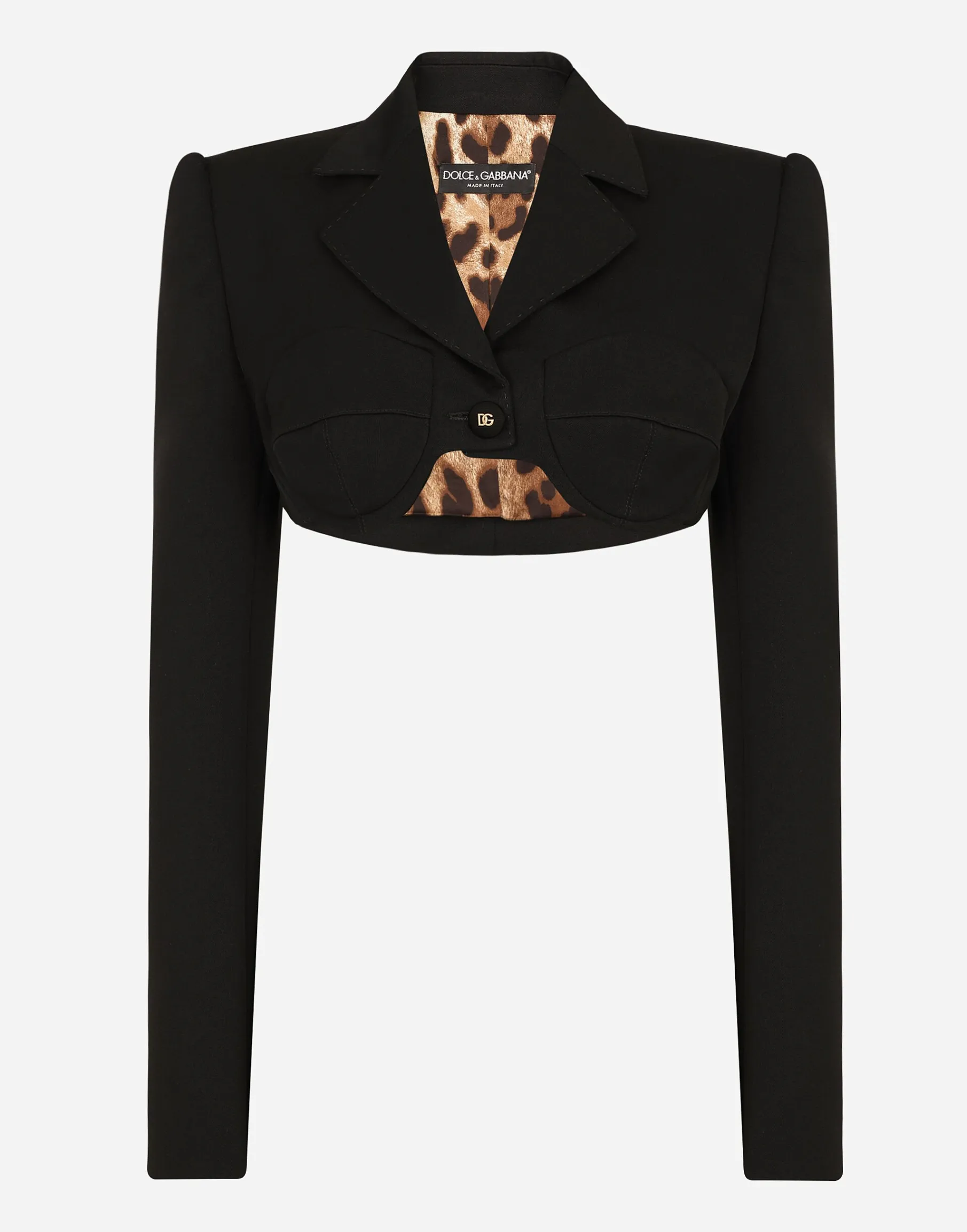 Short woolen jacket
