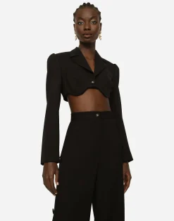 Short woolen jacket