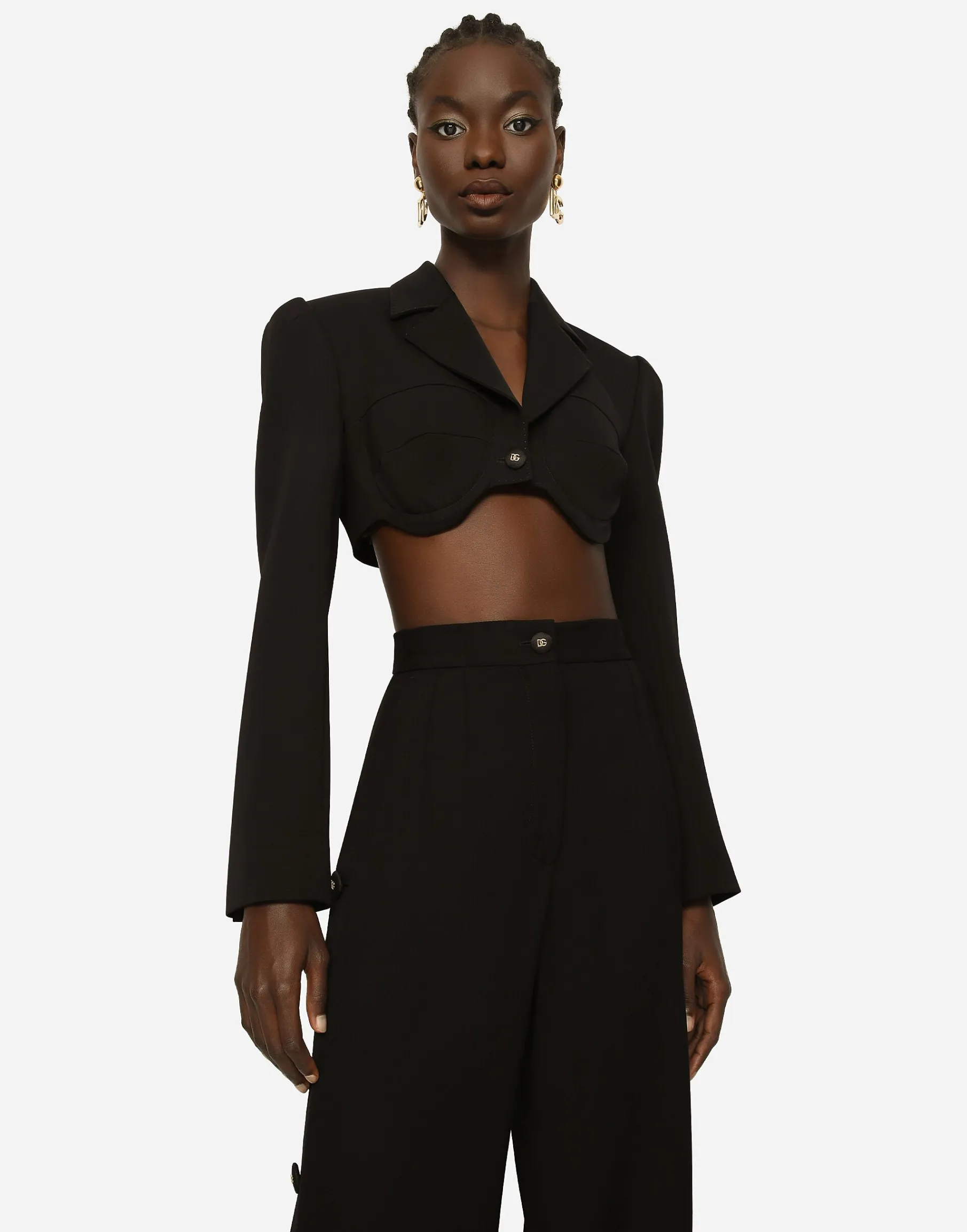 Short woolen jacket