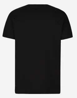 Short-sleeved cotton T-shirt with DG print