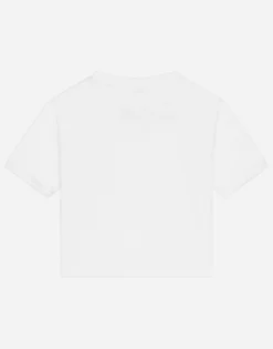 Short-sleeved jersey T-shirt with DG logo