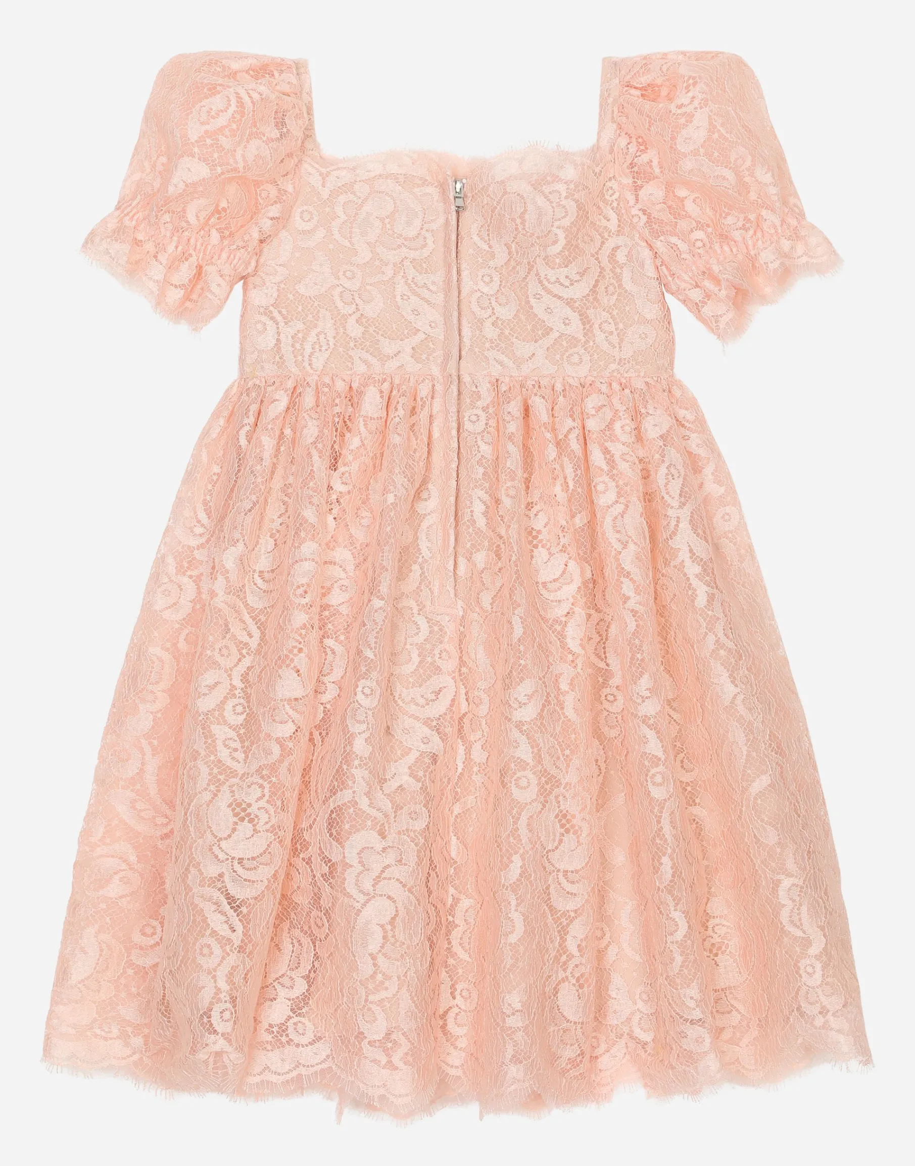 Short-sleeved lace dress