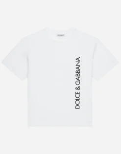 Short-sleeved logo-print jersey T-shirt