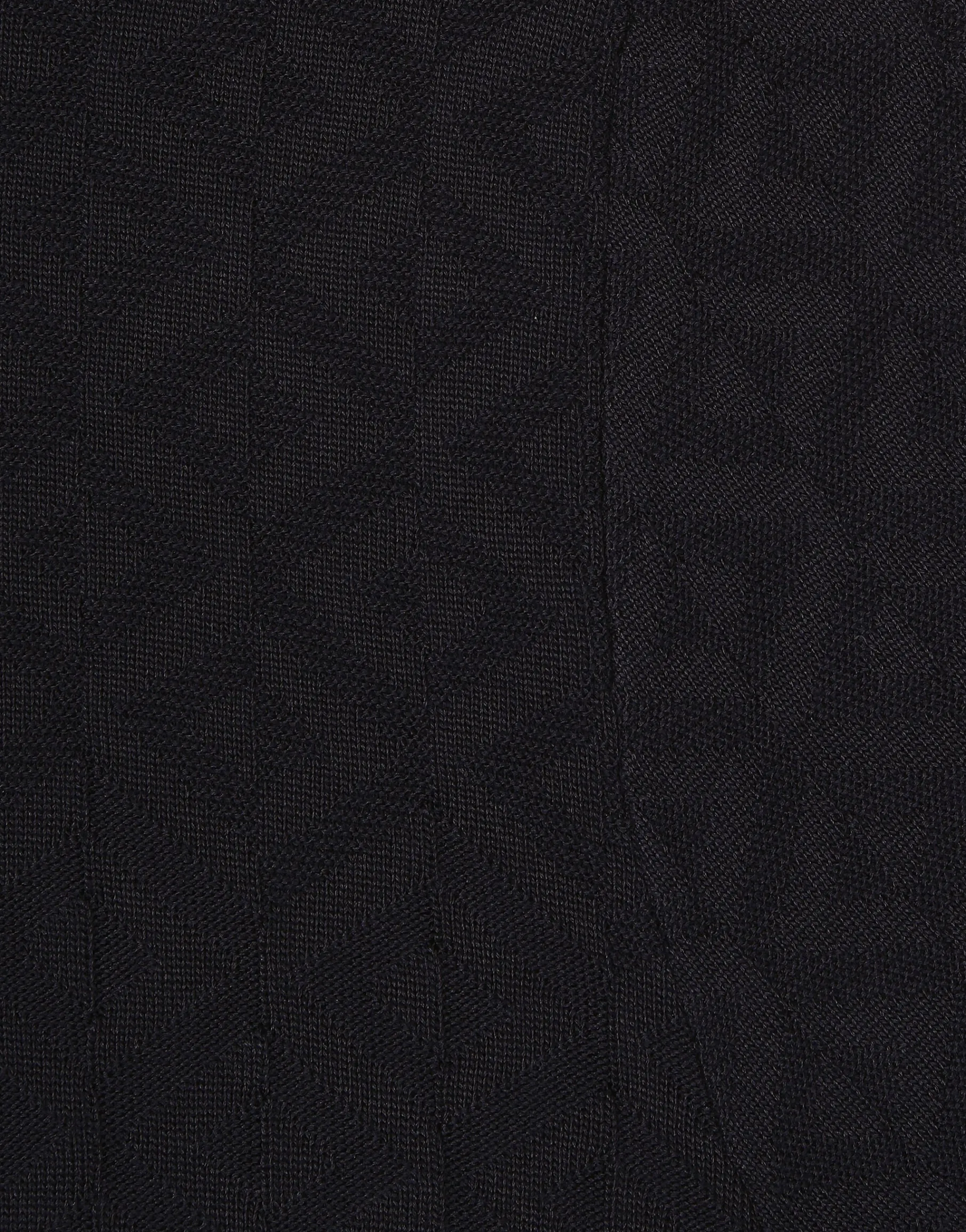 Short-sleeved silk polo-shirt