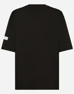 Short-sleeved T-shirt with DG logo patch