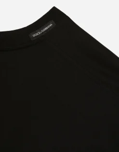 Short-sleeved T-shirt with DG logo patch