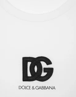 Short-sleeved T-shirt with DG logo patch