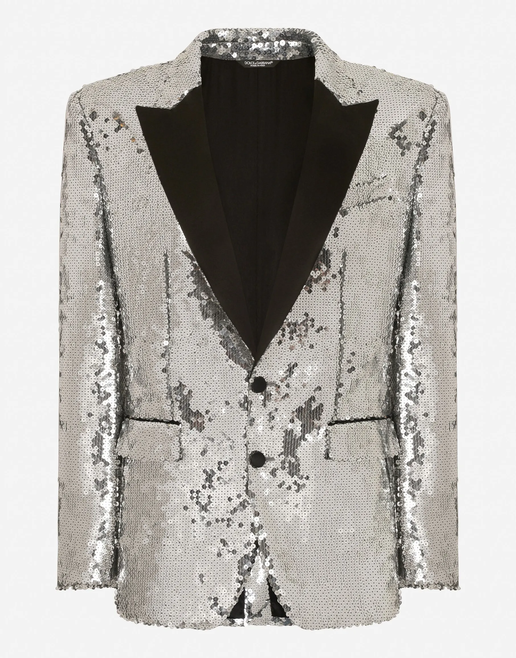 Sicilia sequined single-breasted tuxedo jacket