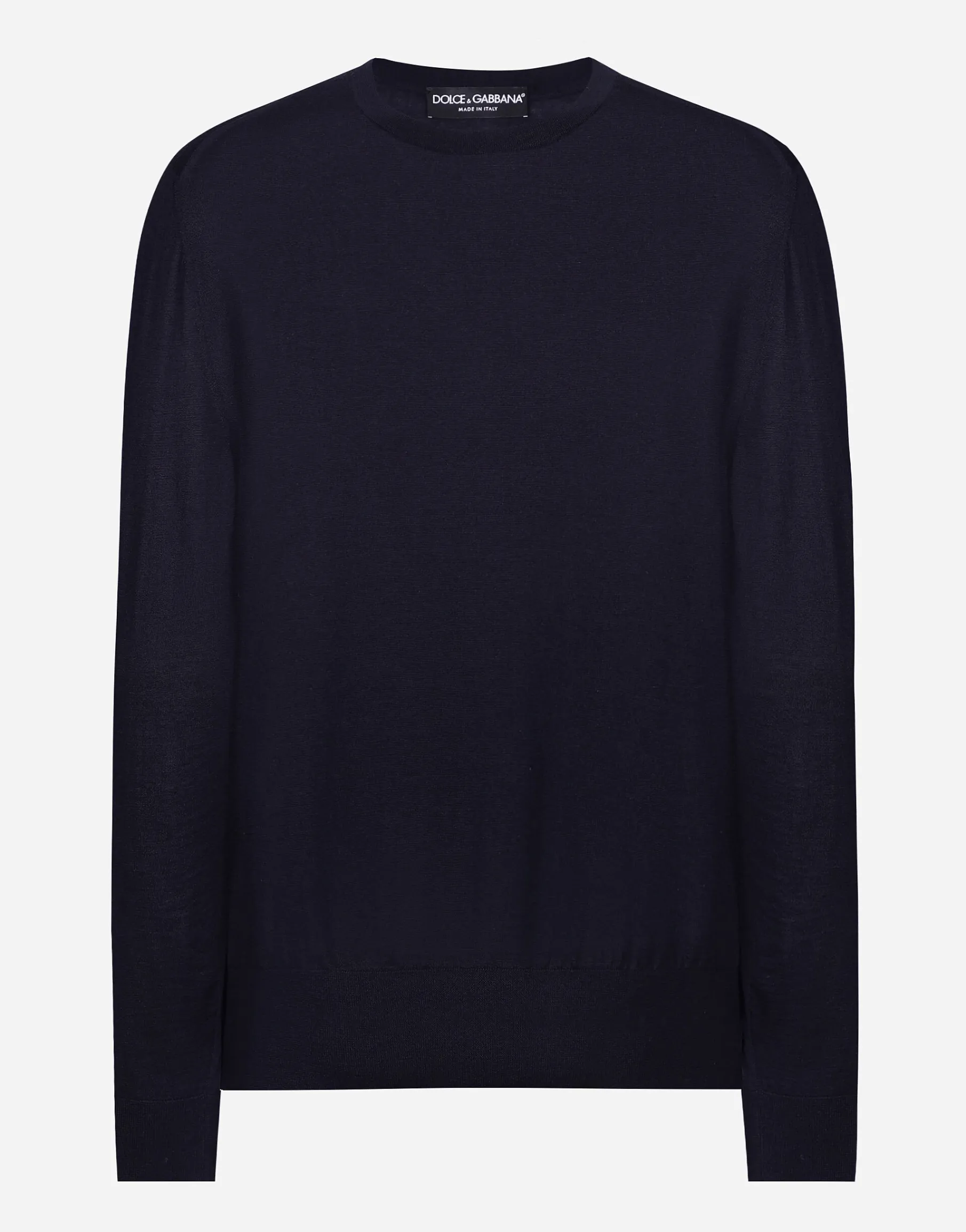 Silk and cashmere round-neck sweater