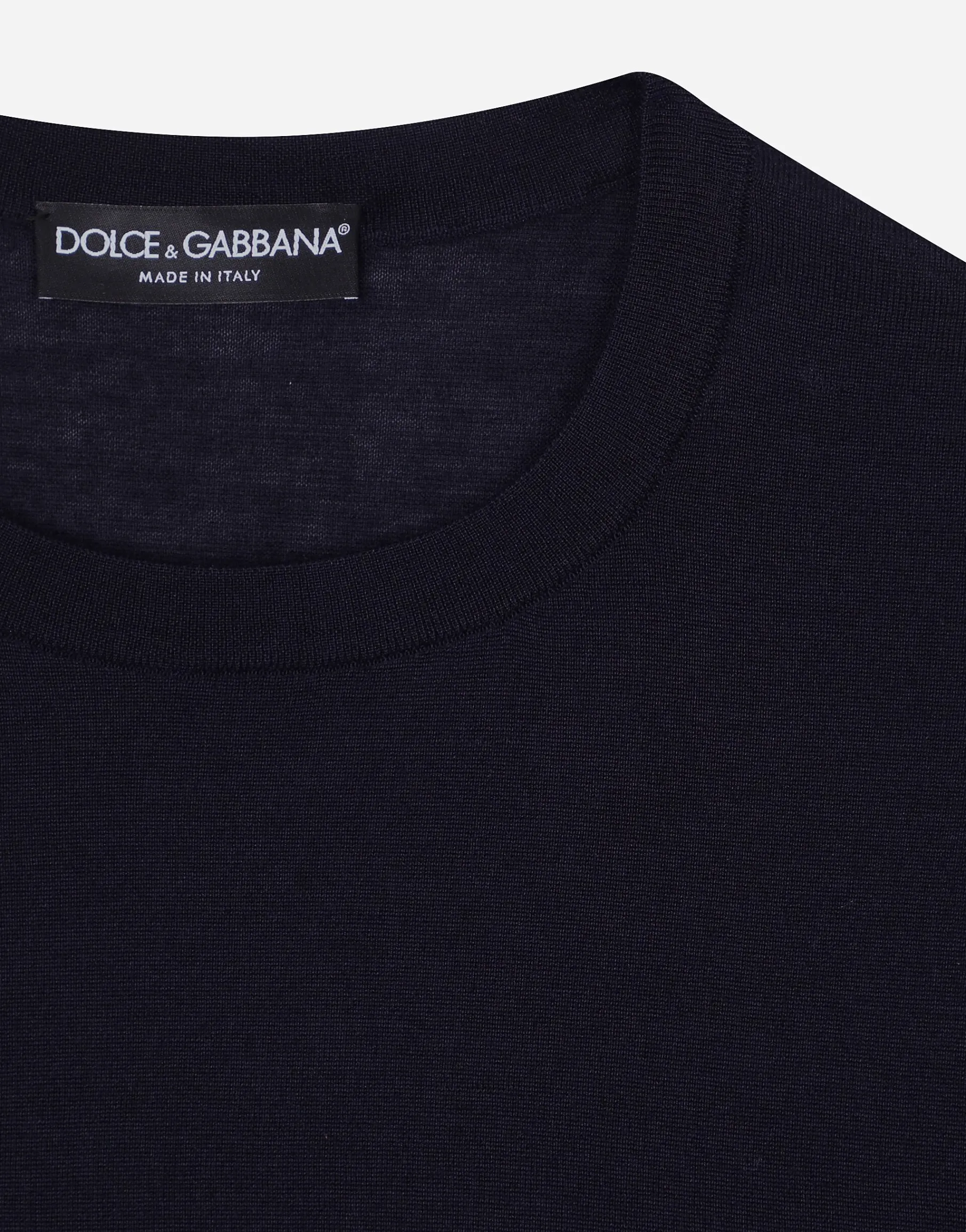 Silk and cashmere round-neck sweater