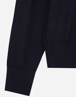 Silk and cashmere round-neck sweater