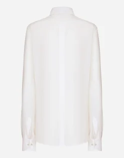 Silk crepe de chine shirt
